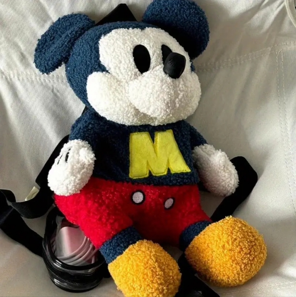 Disney Mickey Mouse Plush Backpack - Picture 3 of 6